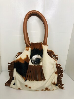 cow pattern purse
