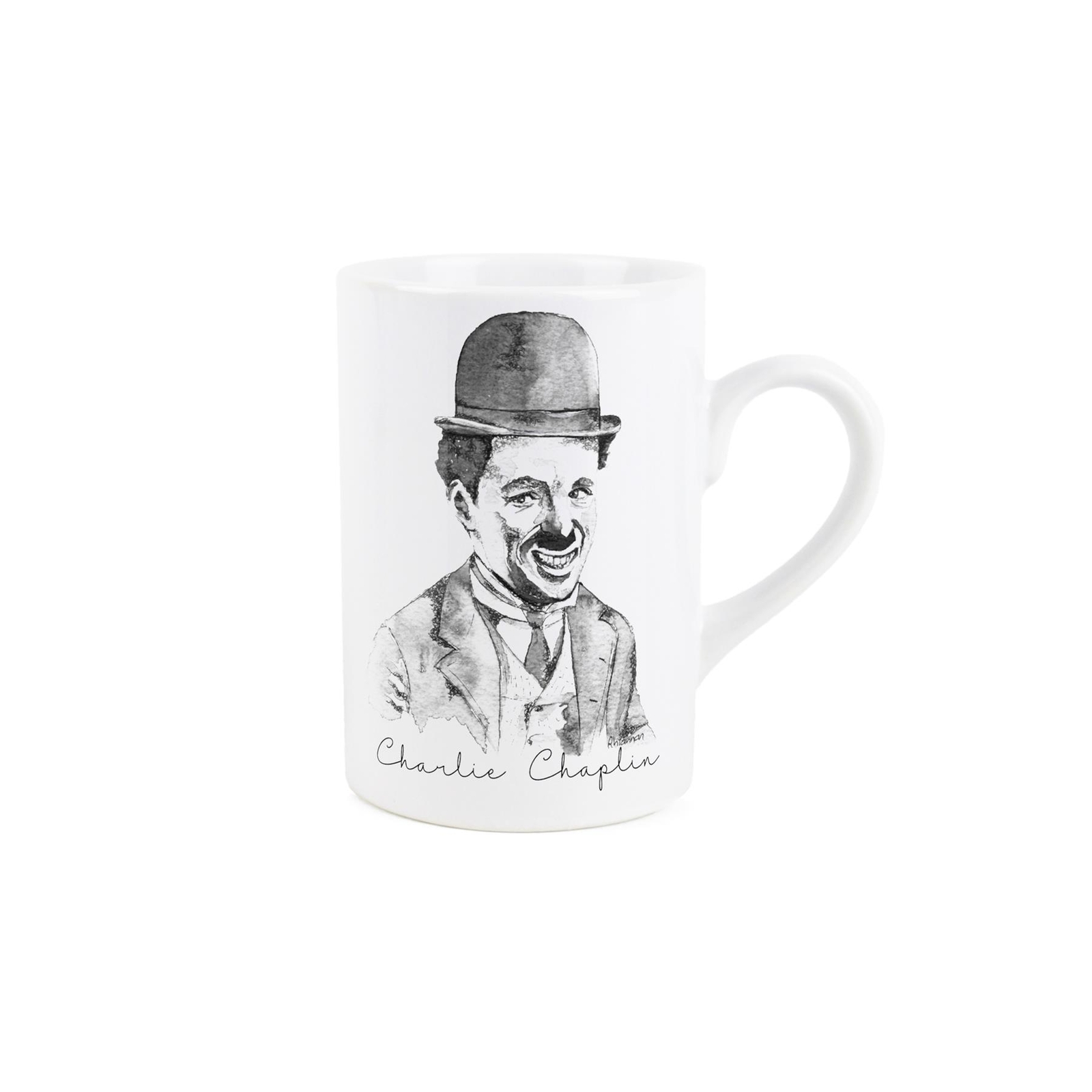 Charlie Chaplin Mug - Classic Actor Portrait Gift Mug for Vintage Movies Fans