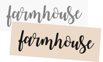 stencil farmhouse script font country farm diy primitive
