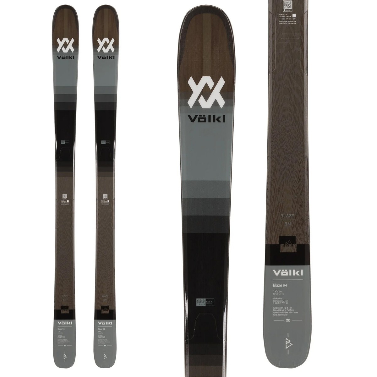Volkl Blaze 94 Skis NEW 186cm | eBay
