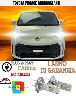   Set LED Toyota Proace H7 6000K Weiß Abblendlicht  