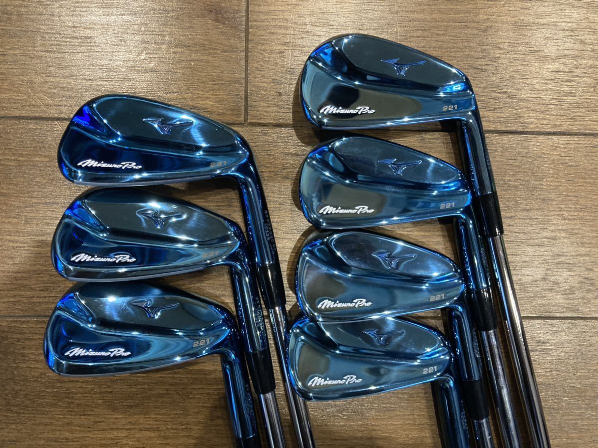 新品(限定) リミテッドブルー Miwzuno Pro 221 アイアンセット Amazon