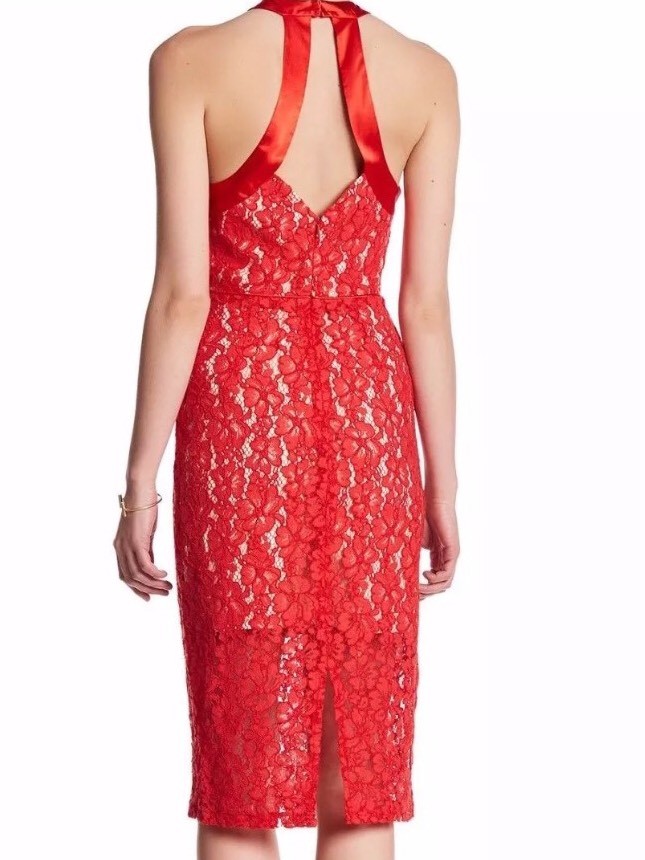chinese dress ladies Red Lace Top Maxi Dress – AX Paris