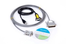 50 Ft Fanuc RS232 Serial Cable DB9F to DB25M CNC DNC Send Program for PC/Laptop.