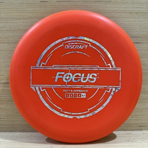 New Discraft Focus | Putter Line | Orange/ Silver Stamp | 174g - Picture 1 of 1