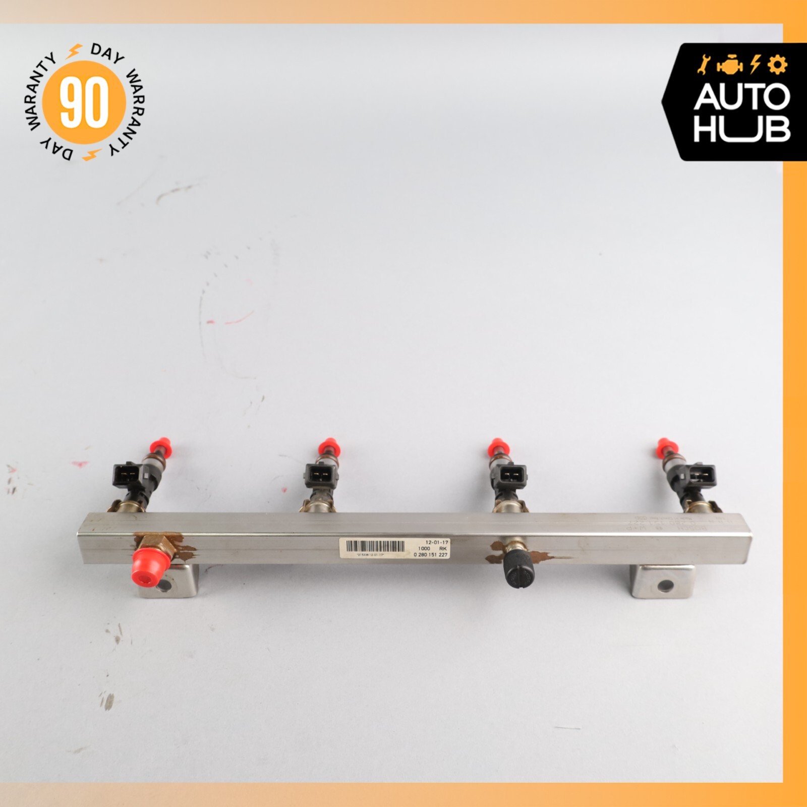 Maserati Quattroporte Fuel Injection Rail Line w/ Injectors Right Side OEM 68k
