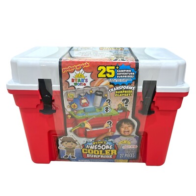 NEW Ryan's World Camping Adventure Exclusive Awesome Cooler Surprise Target Toy