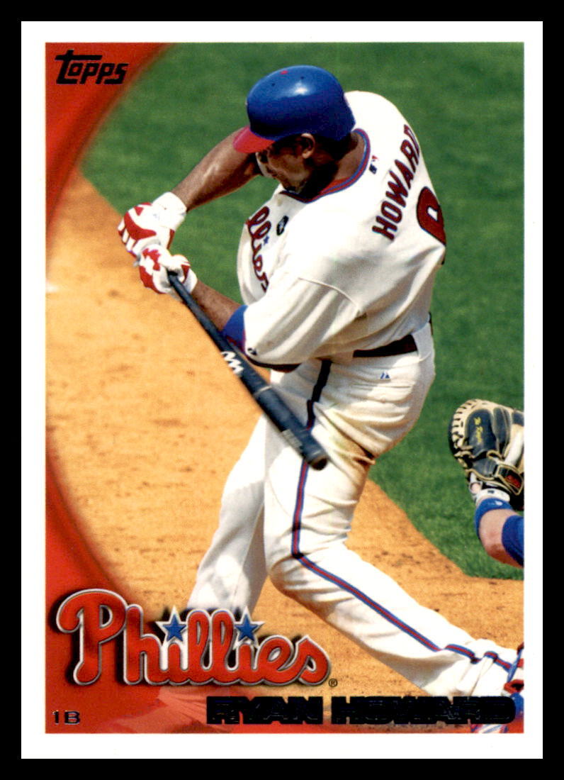 2010 Topps #590 Ryan Howard Philadelphia Phillies