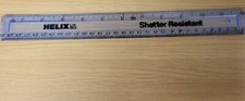 12 each Helix 12 Ruler Shatter-Resistant Stan...