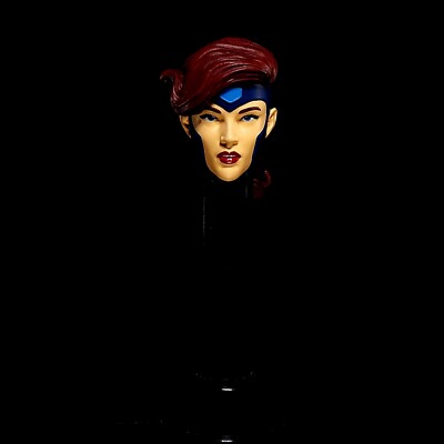 Marvel Legends Custom Jean Grey Head 3d printed ponytail version ...
