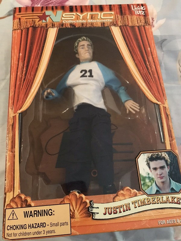 4 NSync Collectible Marionette dolls 2000