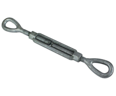 1/4 x 4 Inch 500 Lbs WLL Turnbuckle Eye Eye Pulley Galvanized Drop Forge