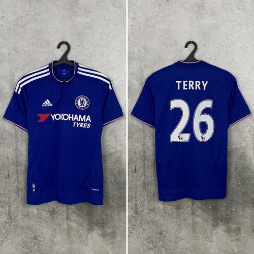 Chelsea 2015 2016 Heim Fußball Trikot #26 John Terry Adidas Größe S