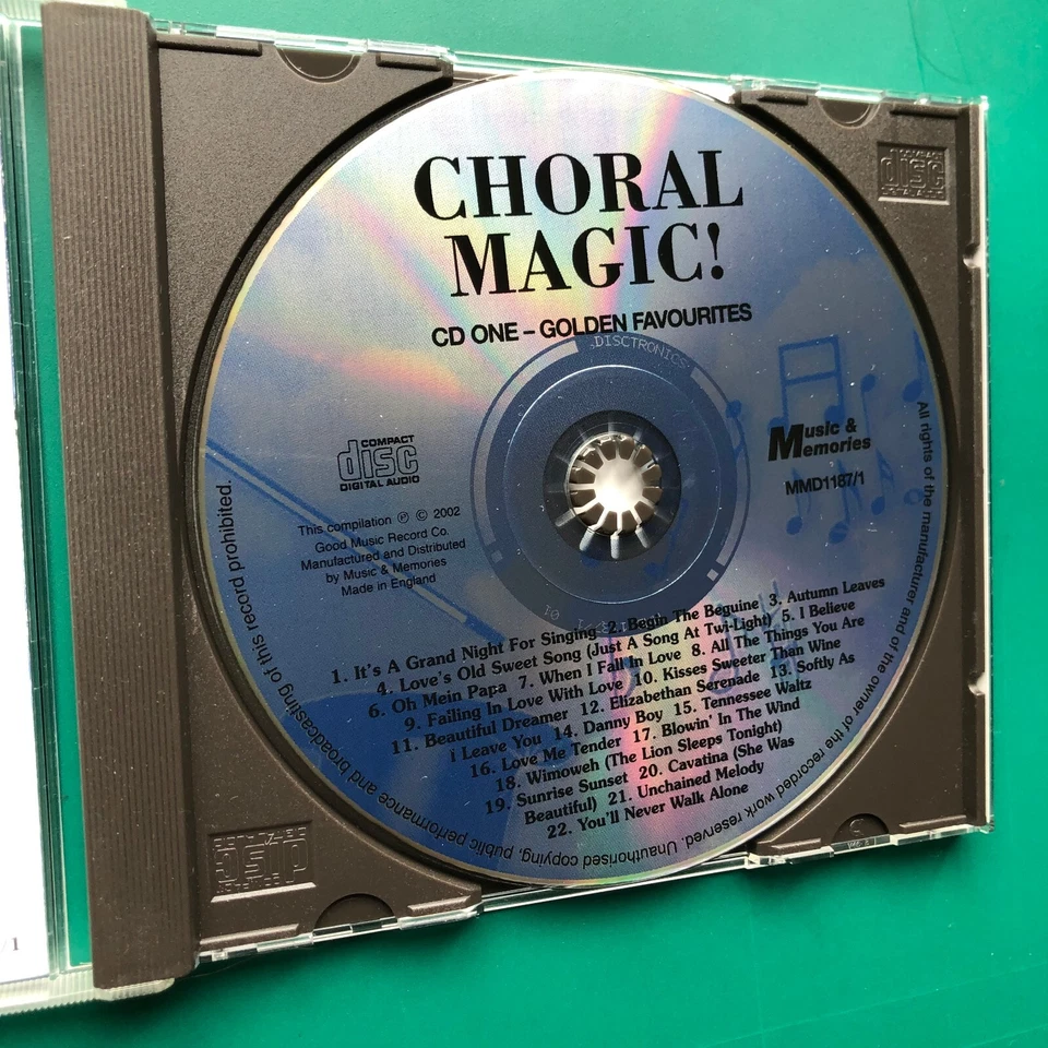 CHORAL MAGIC (Vol. 1, Golden Favourites) CD Treorchy Mormon Tabernacle Morriston - Image 4 of 4