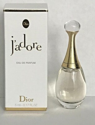 Dior JADORE Eau De Parfum 5ml/.17oz Mini Bottle Deluxe. Perfect For Travel NIB