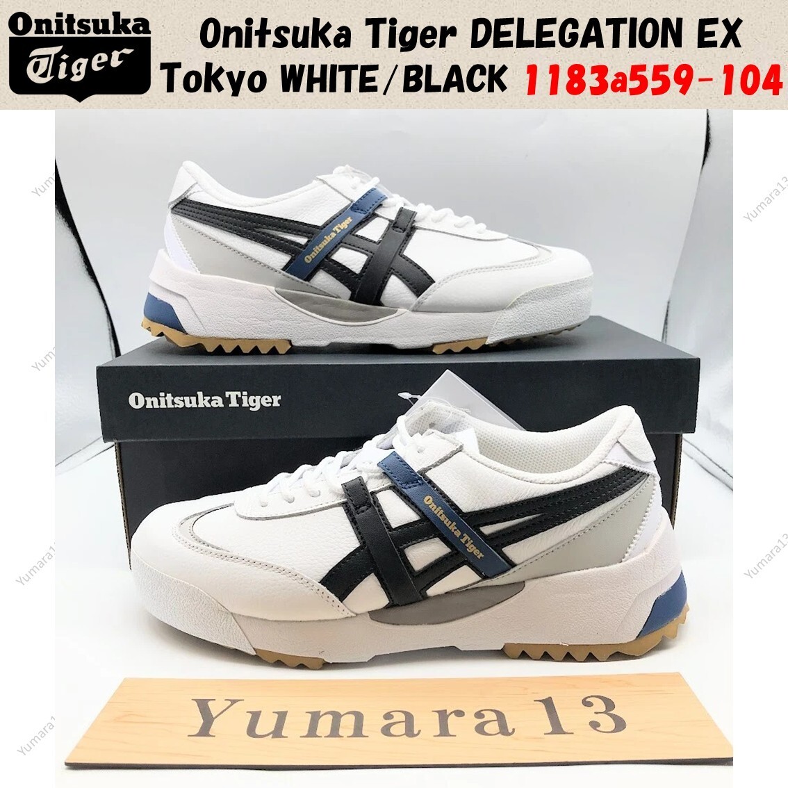 Onitsuka Tiger DELEGATION EX Tokyo WHITE/BLACK 1183a559-104 Unisex