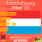 Luxembourg Travel eSIM, 35GB internet Data + Unlimited Call & SMS for 30 Days
