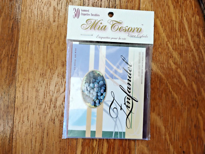 Wine Bottle Labels Mia Tesoro Zinfandel 30 Gummed