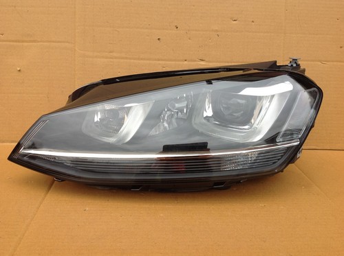 NEW VW GOLF MK7 BI XENON HEADLIGHT HEADLAMP LED N/S PASSENGER LEFT 2014-2017