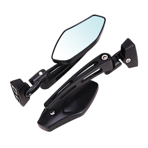 For Suzuki GSXR 600 750 1000 Side Mirrors Rearview Wind Wing Mirror Adjustable - Picture 15 of 18
