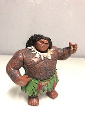 Disney Moana Maui Demigod Strong PVC Figure Figurine Cake Topper Toy 4" Tall