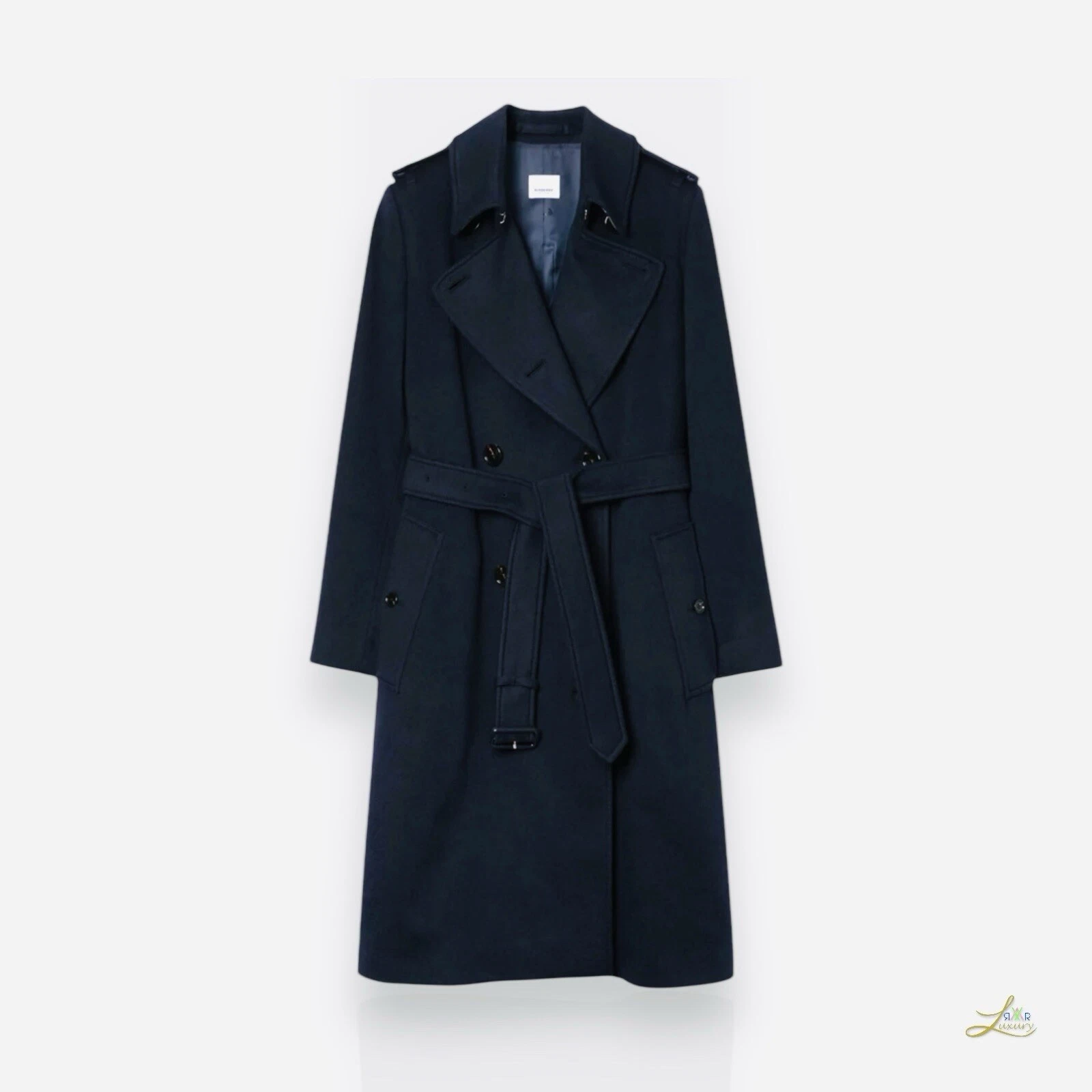 Trench cappotto lana Burberry Kensington taglia 52