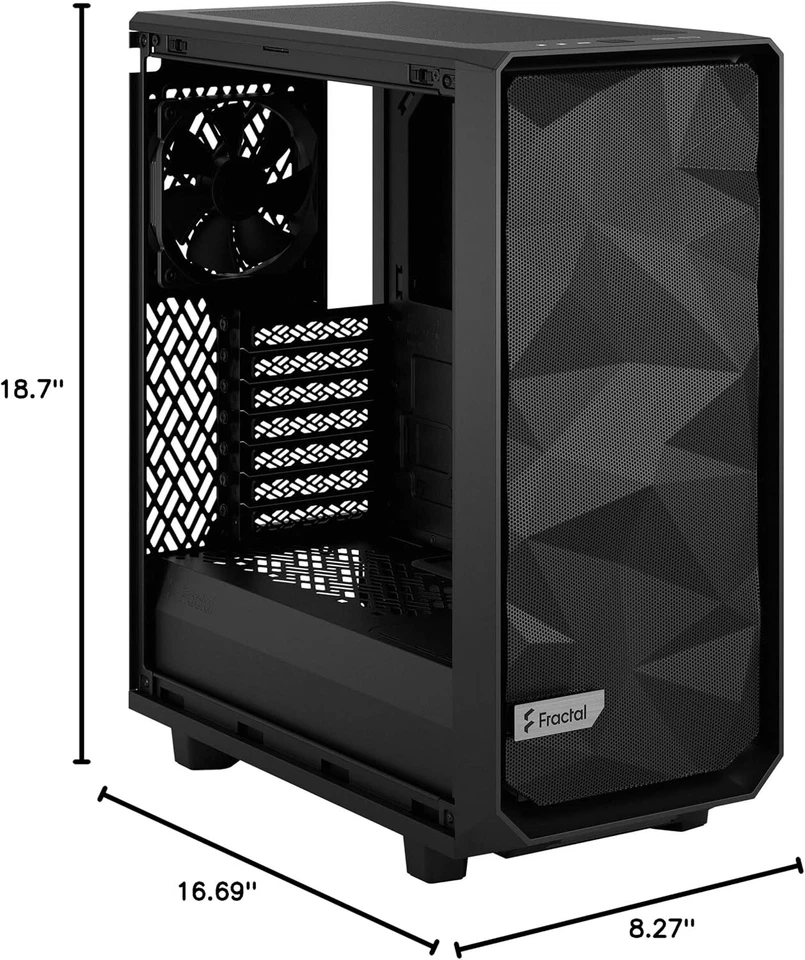 Fractal Design - FD-C-MES2C-03 - Meshify 2 Compact - Mid Tower Computer Case - Image 2 of 4