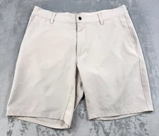 BYLT Kinetic Hybird Shorts Mens Extra Large Cream White Lightweight Stretch