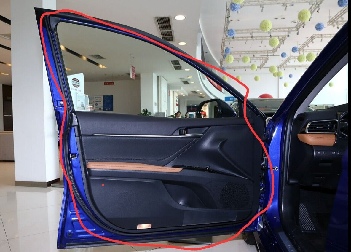 Toyota Camry 2018-2023 OEM Front Left Door Weatherstrip Seal 67862