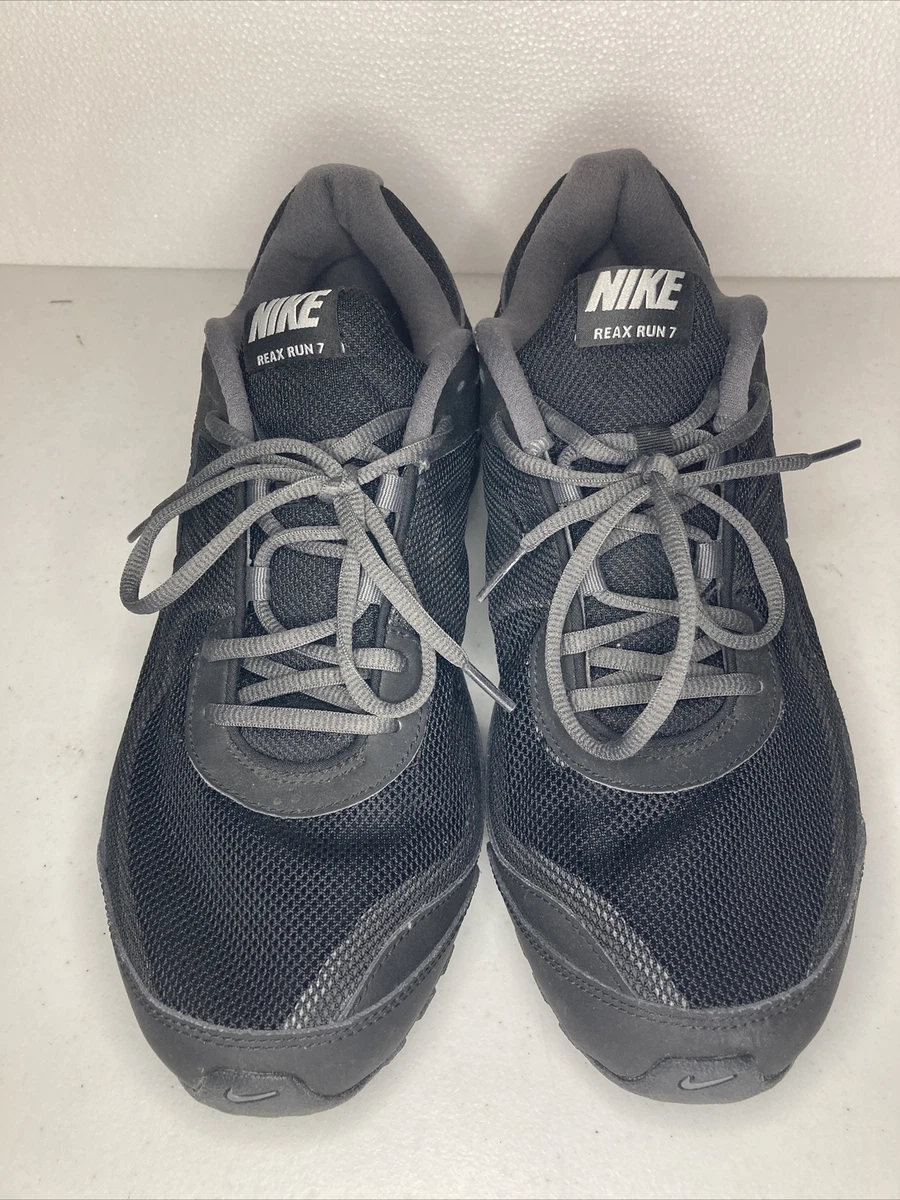 Nike Reax Run 7 Black Sneakers Athletic Shoes 525763 001 Men s
