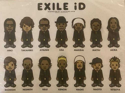 A Bathing Ape Exile ID 14 Keychain Set 2010 Full Set Brand New - Picture 7 of 21
