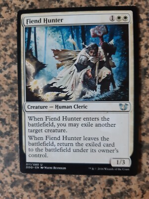 MTG - 1 x Fiend Hunter - Duel Decks: Blessed vs Cursed