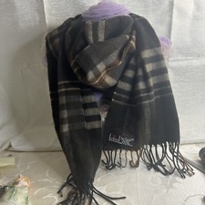 Cashmink V Fraas West Germany Scarf Brown Tan 52" L 11.5" W Soft RN66349