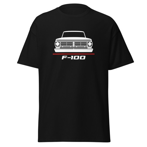 Premium T-shirt For Ford F-100 1972 Truck Car Fans Birthday Gift - Picture 2 of 5