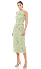 MAC DUGGAL 93597 Green Sleeveless Embellished Dress Size 12 MSRP $298