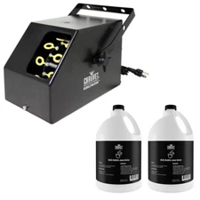 Chauvet DJ B-250 Bubble Machine + (2) Gallons Fluid/Juice BJU B250