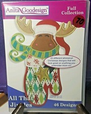  NEW  OOP Anita Goodesign - ALL THAT JINGLES - FREE SHIP Embroidery Machine