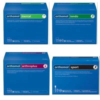 Orthomol arthro tendo sport mental arthroplus Monatspackung für 30 Tage WÄHLBAR