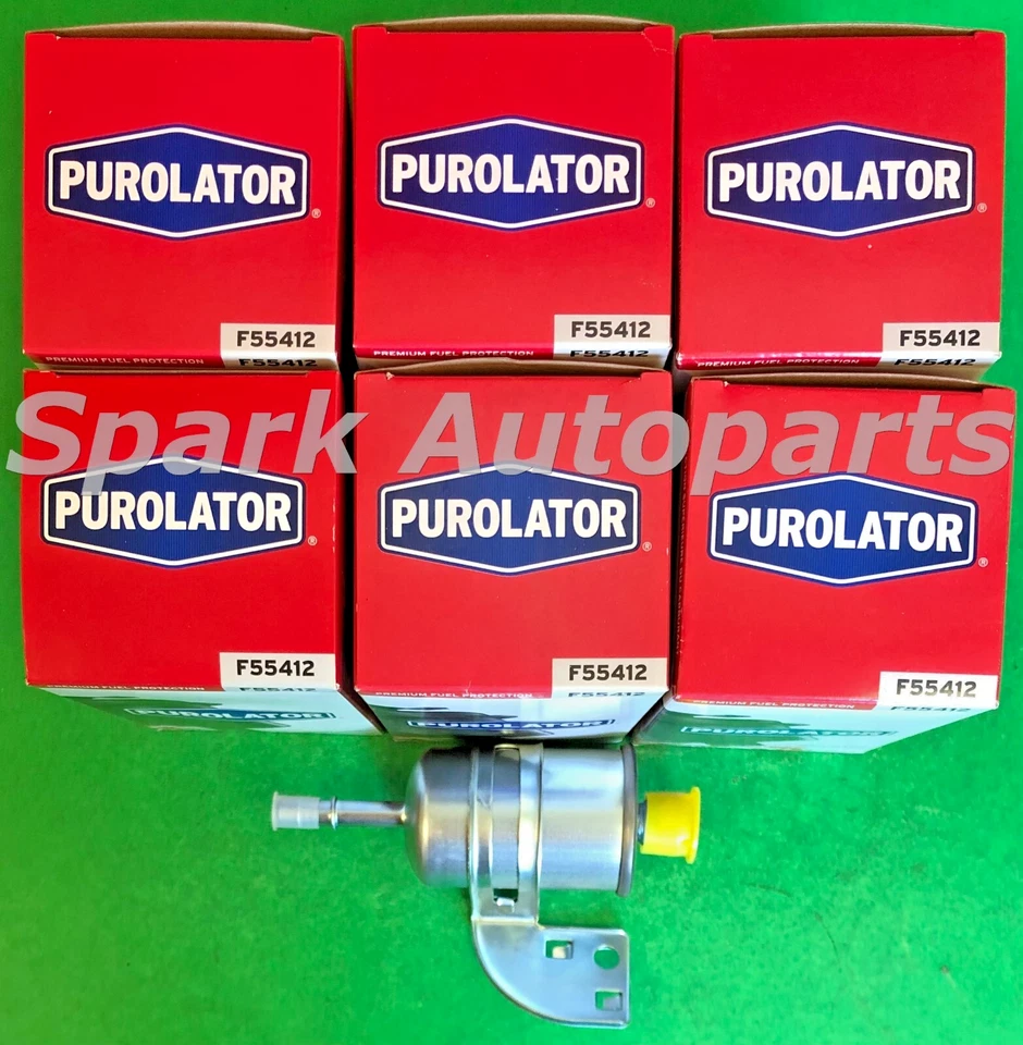 Estuche de 6 filtros de combustible PUROLATOR F55412 para 10290491, 10287788, 10244502 25179824 Foto 2 de 4