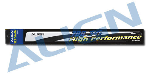 Align Trex 700 Pro/DFC Flybarless 700 3G Carbon Fiber Blades HD700B - Picture 2 of 4