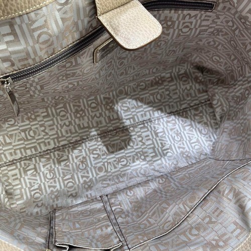 Salvatore Ferragamo Beuteltasche Tasche Handtasche Leder beige echt Damen Doppelhand - Bild 14 von 16