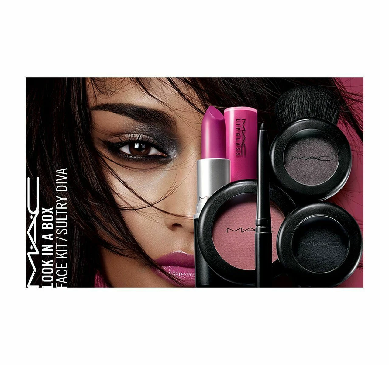 MAC Look In A Box Face Kit Sultry Diva 6 Piece Complete Makeup Look New in Box