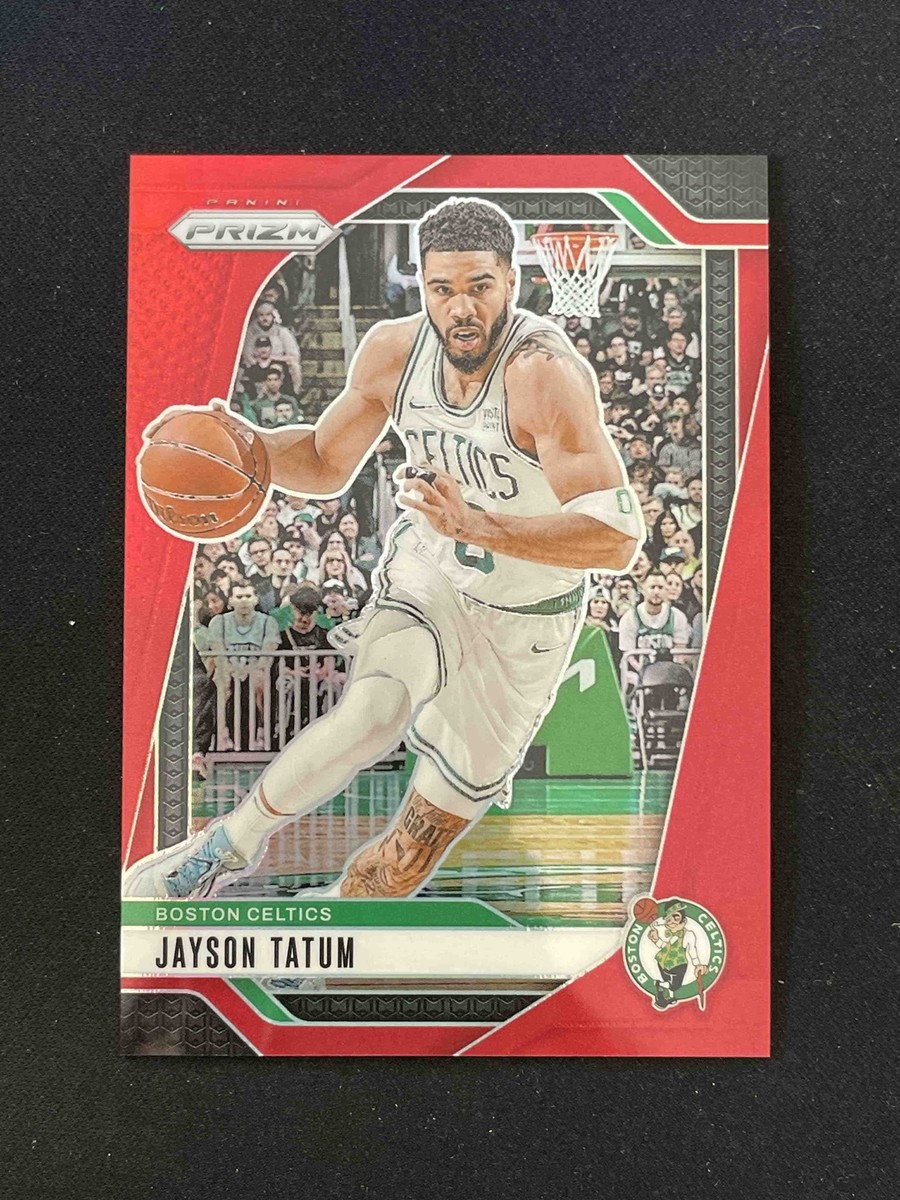Jayson Tatum 2024-25 Panini Prizm Red Prizm /299 Celtics