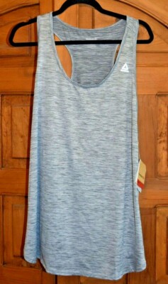 Reebok Women's Grey Heather Training Top Size 1X New