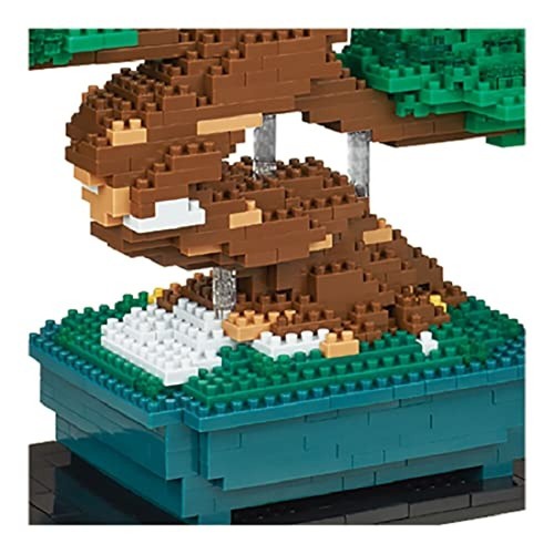 Nano-block Bonsai Matsu Deluxe Edition NB-039 from Japan new free shipping - Picture 4 of 24