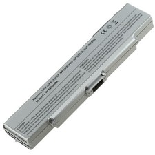 Batteria ARGENTO per sony Vaio VGN-CR31S/D
