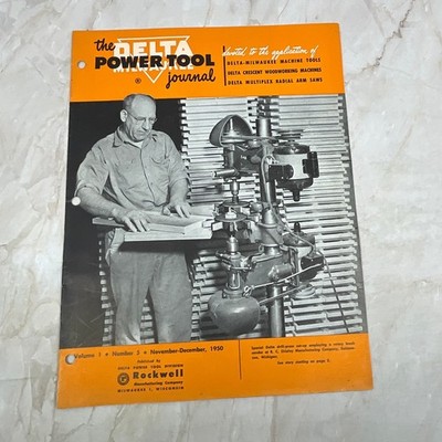 1950 Nov/Dec The Delta Power Tool Journal Newsletter Rockwell Woodworking TI9-P3