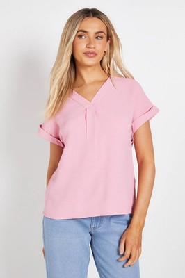 Dorothy Perkins Blush Top Womens Daywear Tops