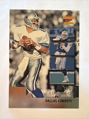 1996  SCORE PINNACLE NUMBERS GAME #7 of 25 TROY AIKMAN DALLAS COWBOYS - NM/MT