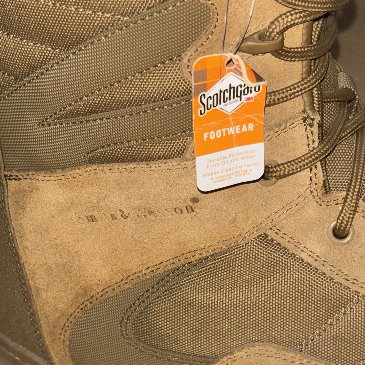 Smith & Wesson Ranger Brown Side-Zip Water Resistant Tactical Boot Men Sz 14 NEW $_57.PNG?set_id=880000500F main image 3